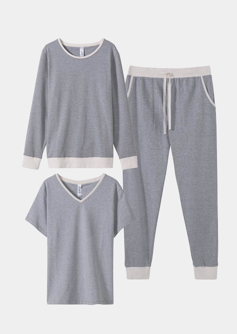 3-teiliges Loungewear-Set
