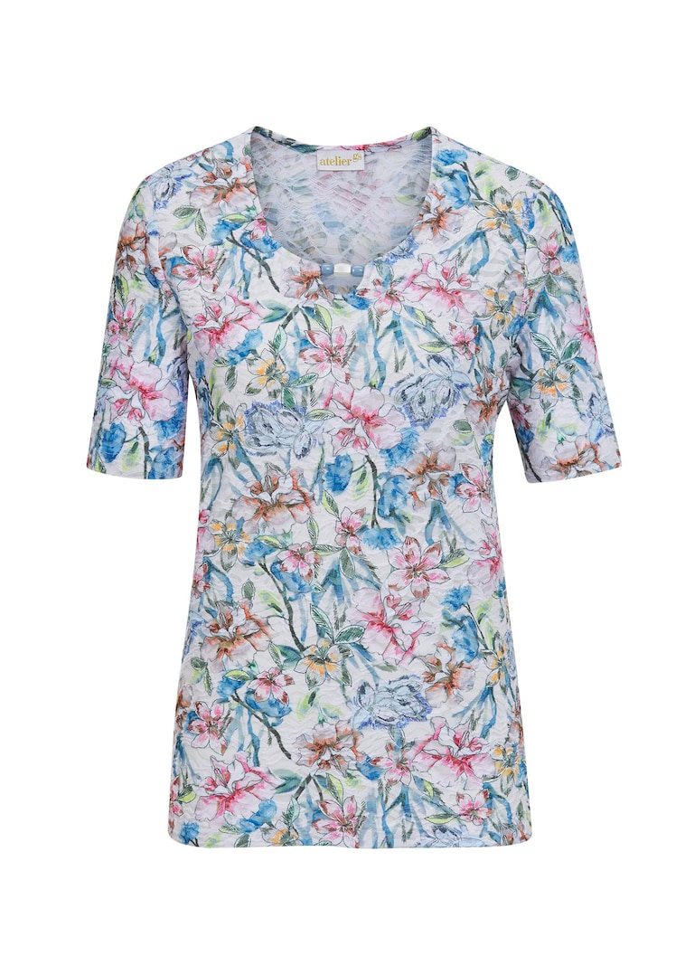 Fascinerend shirt met etskant