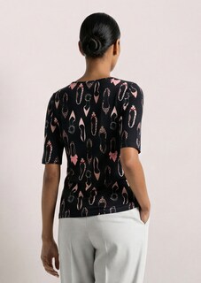 Shirt korte mouwen met schoenenprint thumbnail 3