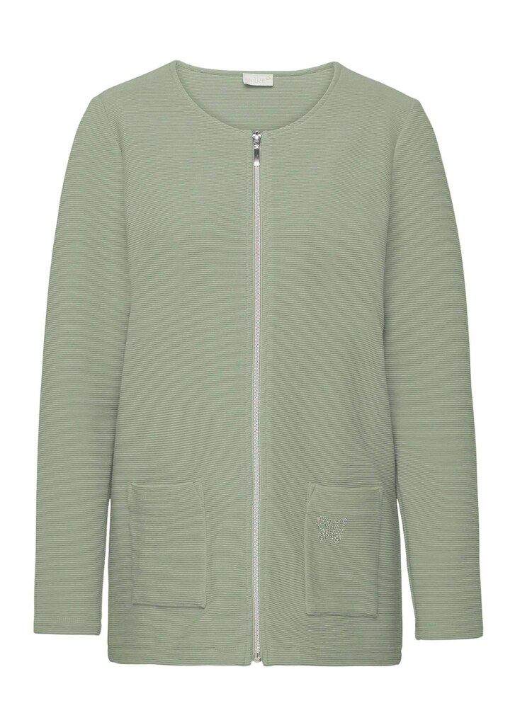 Comfortabel shirtjasje met ritssluiting 1