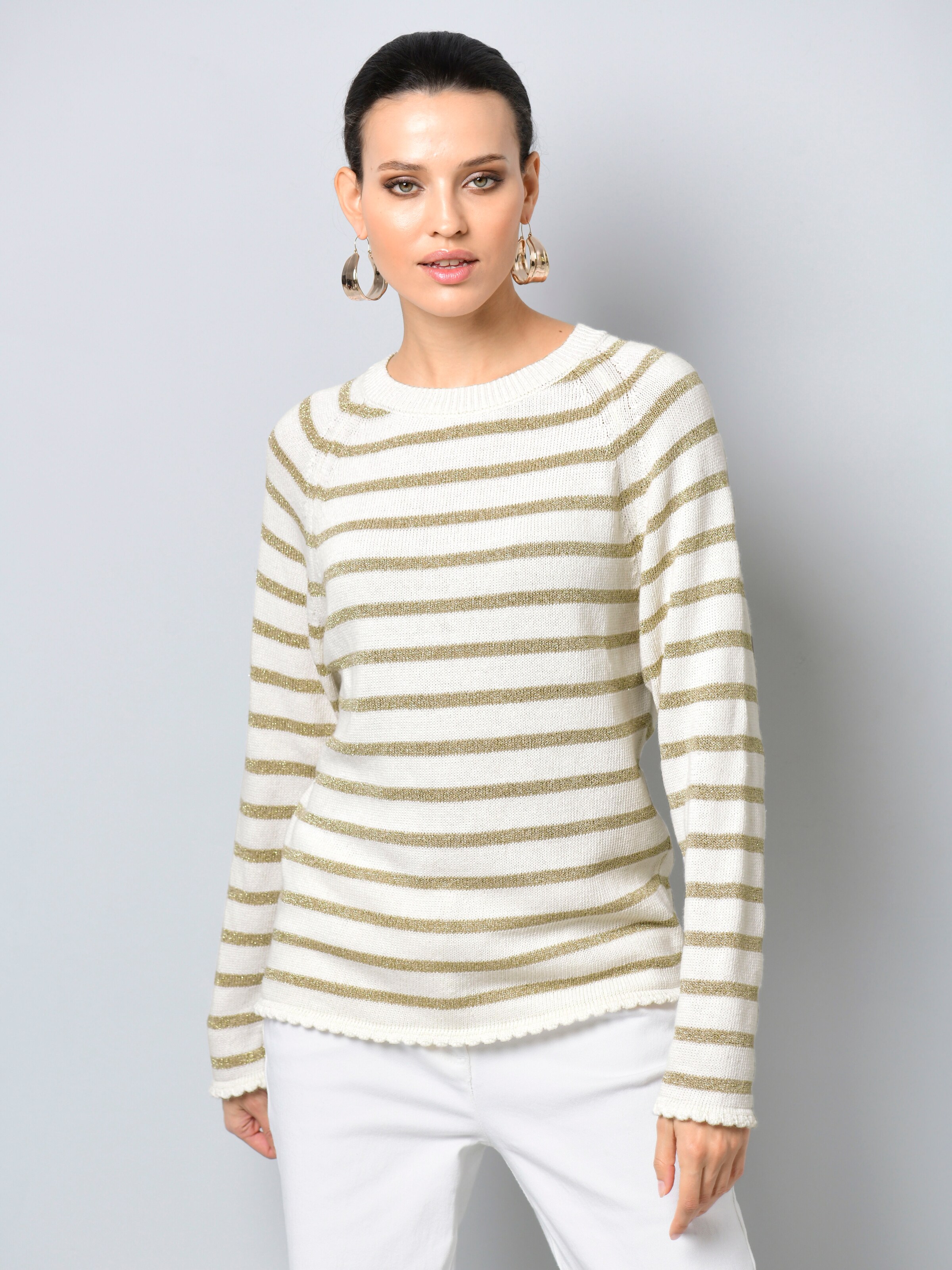 Pullover mit Streifen