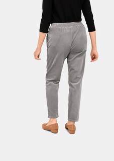 Corduroy broek met elastische tailleband thumbnail 3