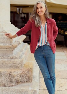 Strickblazer mit aufgesetzten Taschen thumbnail 7