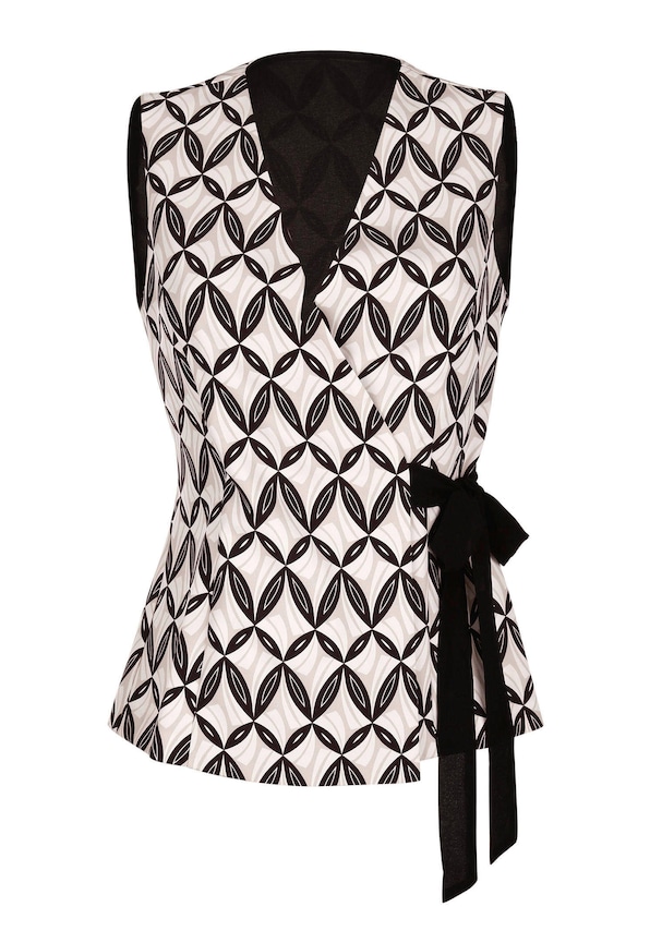 Bluse in Wickeloptik 5