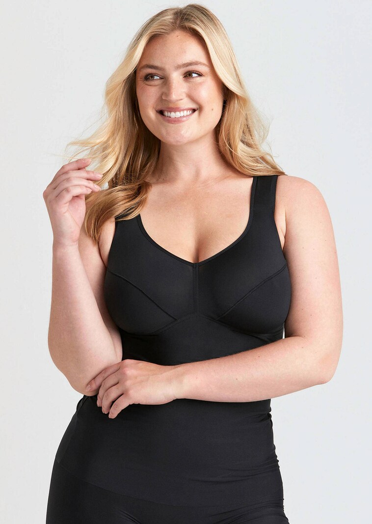 Débardeur avec soutien-gorge sans armatures, à effet climatisant