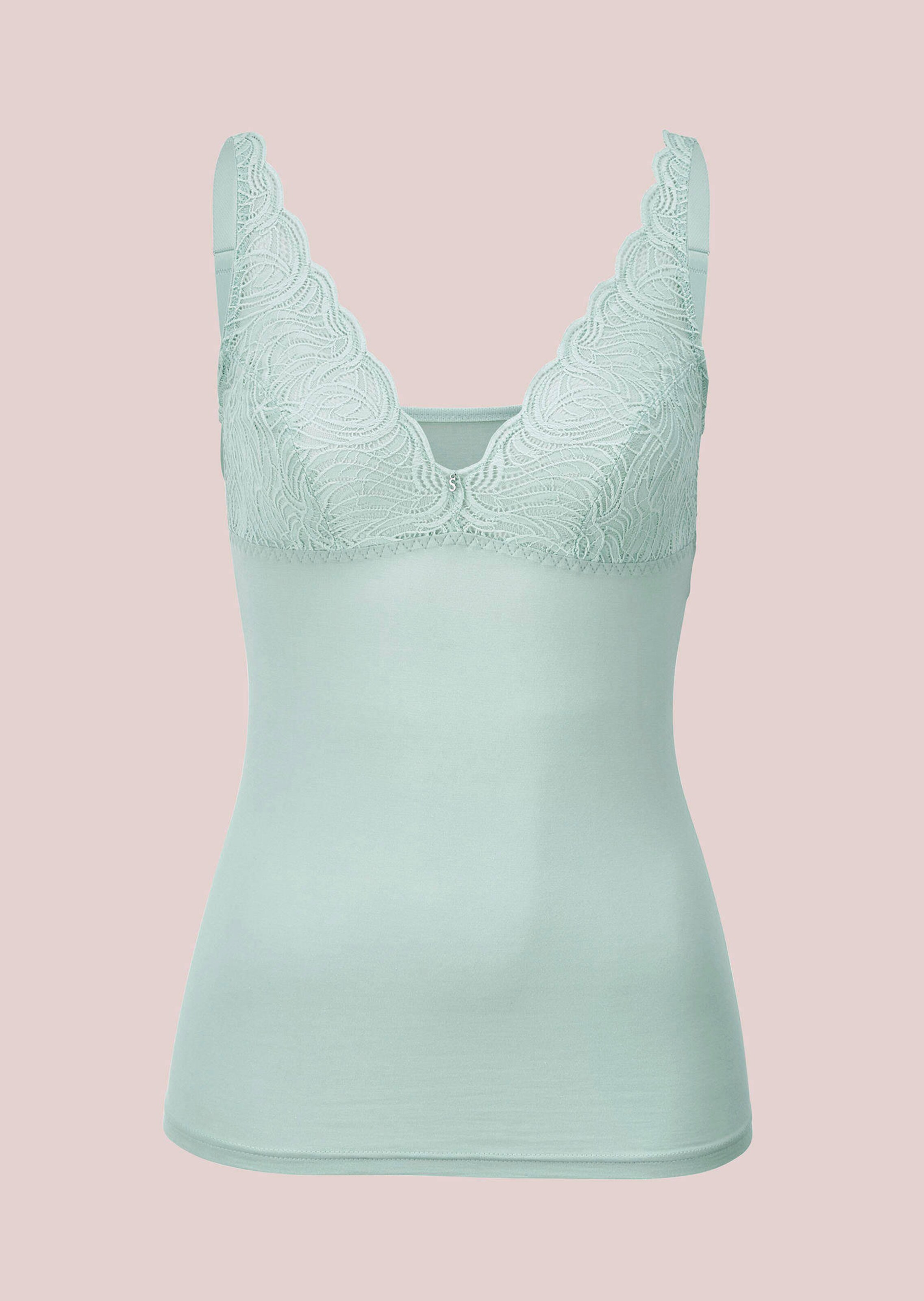 Behahemd met kanten cups