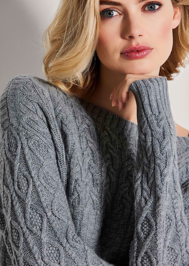 Kaschmir-Pullover mit U-Boot-Ausschnitt 4