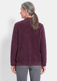 Blouson van pluisgaren met een subtiele glans thumbnail 3