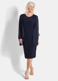 Robe avec veste en mousseline thumbnail 1