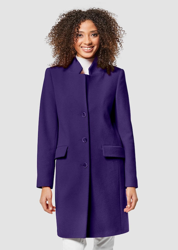 High-quality wool blend coat