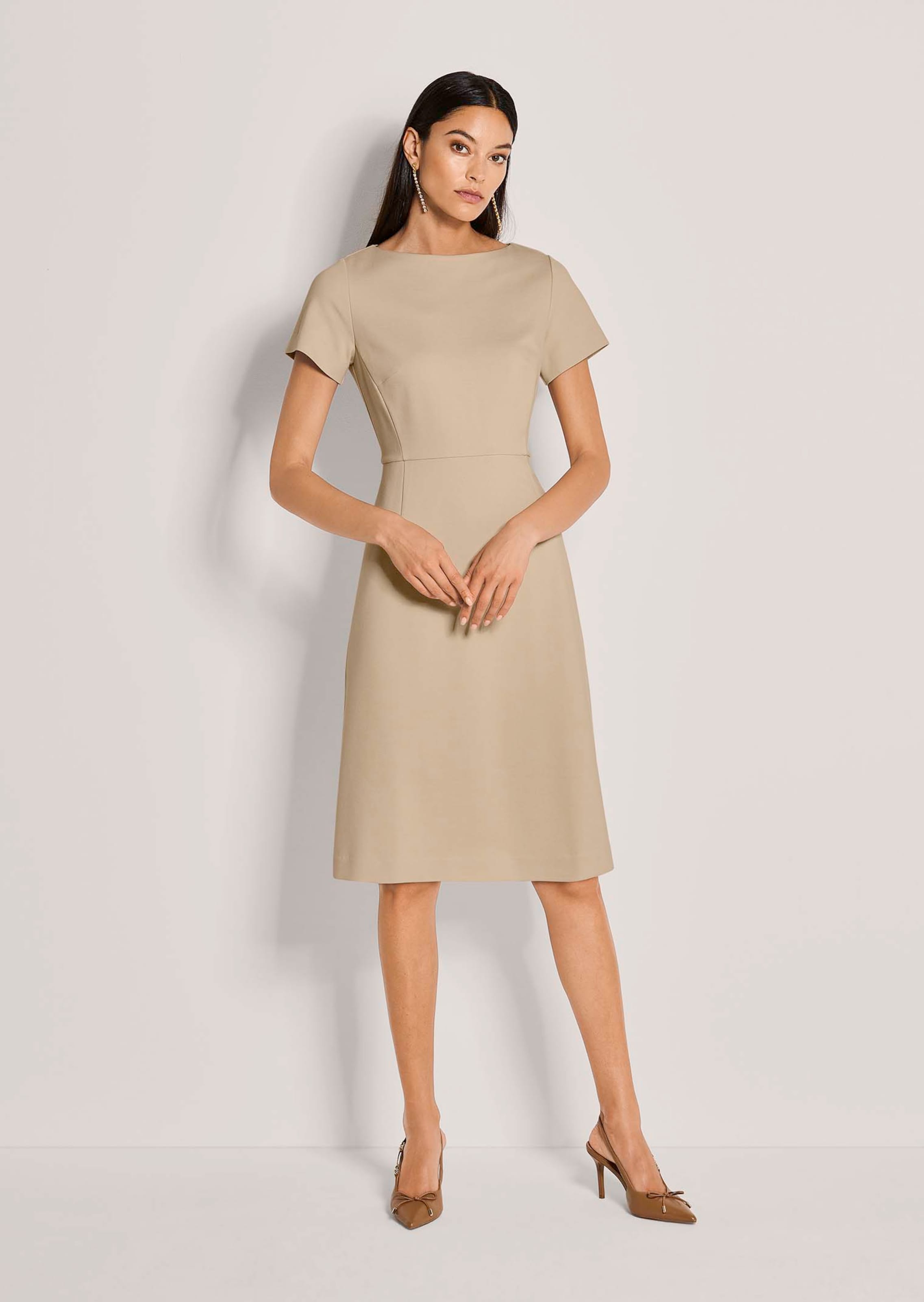 sachin and babi light blue dress Women's Boat Neck Cocktail & Party Dresses