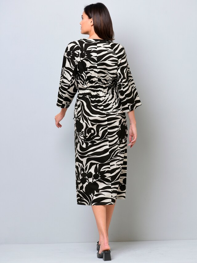 Maxikleid in modischem Animaldessin 1
