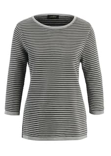 Hienostunut neulepusero laadukasta poikittaisribbiä thumbnail 2