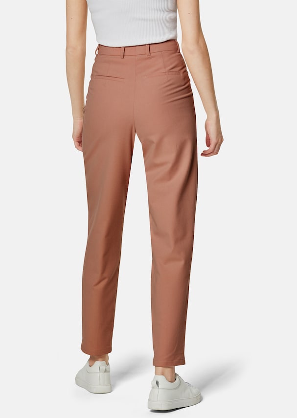 Pleated trousers in easy-care Ceramica fabric 2