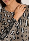 Jacquard-Kleid mit Leopardenmuster und Strass thumbnail 5