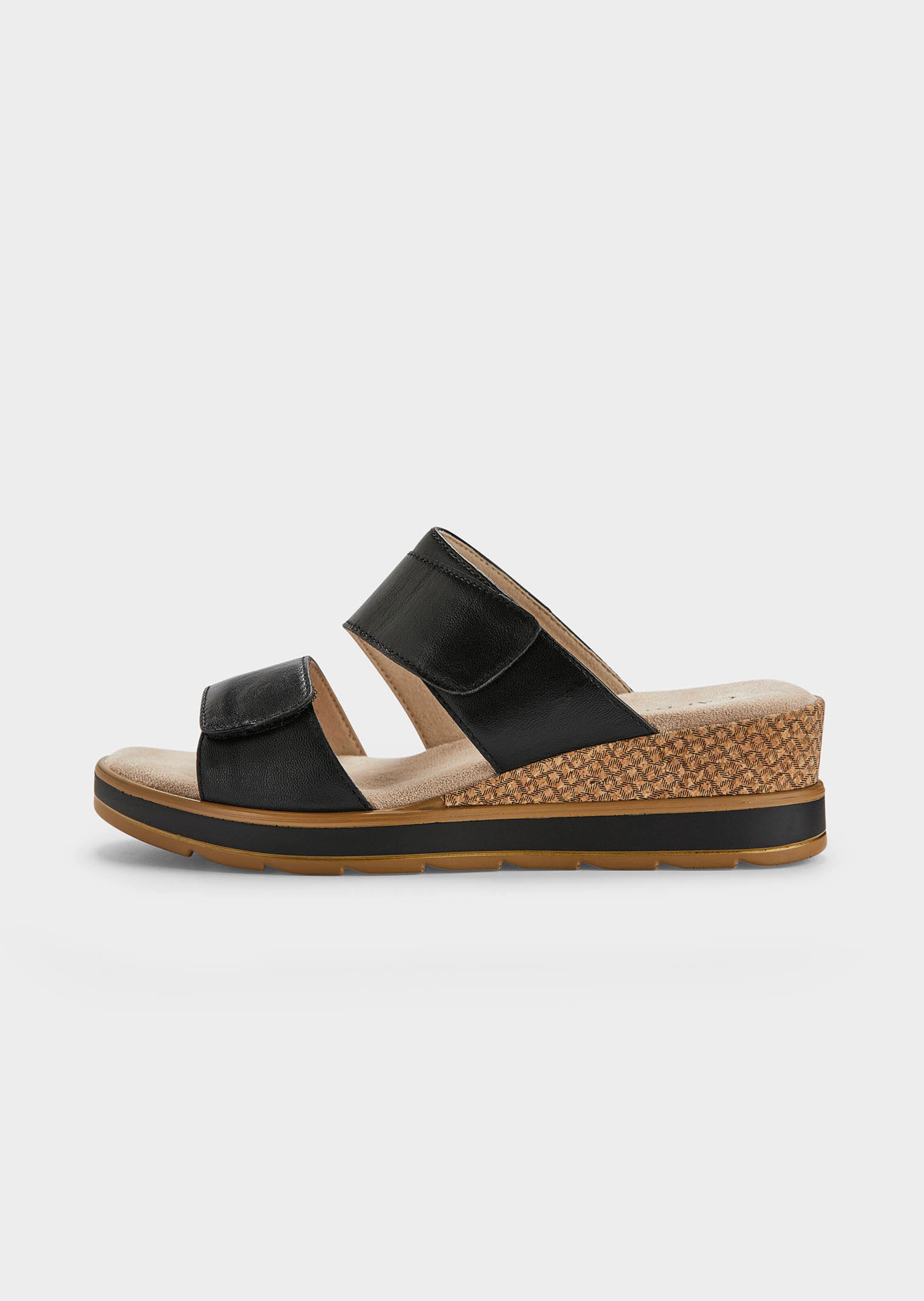 Pantolette mit Klettverschlussriemen