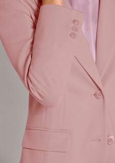 Blazer met reverskraag in een licht verlengd model thumbnail 6