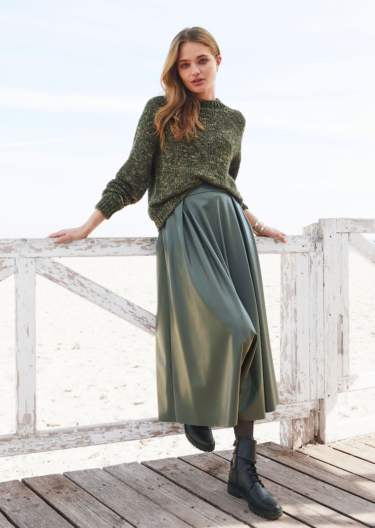 Pullover mit Stehkragen