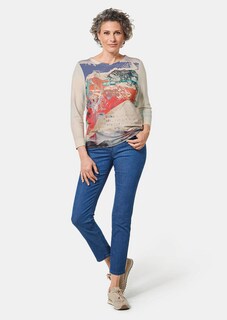 T-shirt à manches longues avec imprimé allover thumbnail 2