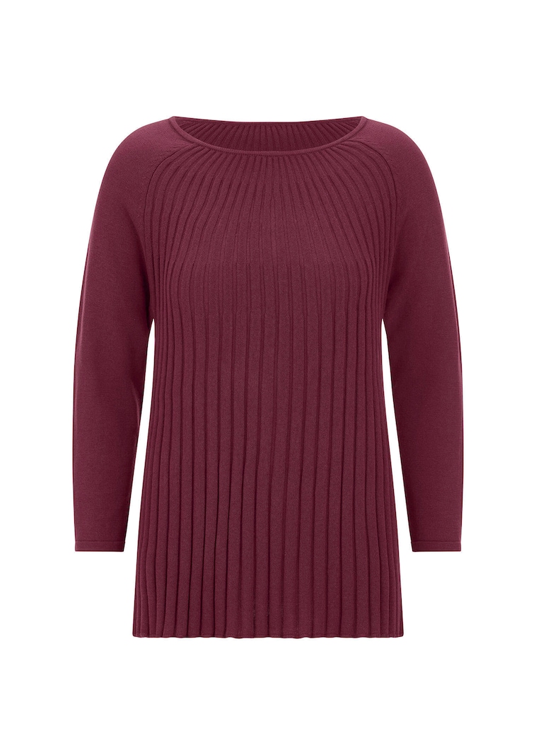 Pull en tricot en coton, à coupe trapèze