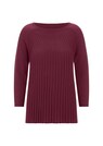 A-lijn tricot pullover met katoen thumbnail 6