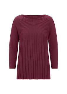 A-lijn tricot pullover met katoen thumbnail 6