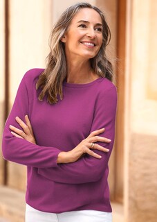 Kaschmirpullover mit U-Boot Ausschnitt thumbnail 7