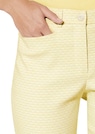 Stretch trousers with jacquard pattern thumbnail 5