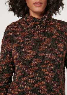 Rollkragenpullover in Melange-Optik thumbnail 5