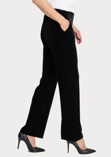 Chic glanzende fluwelen broek Martha thumbnail 2