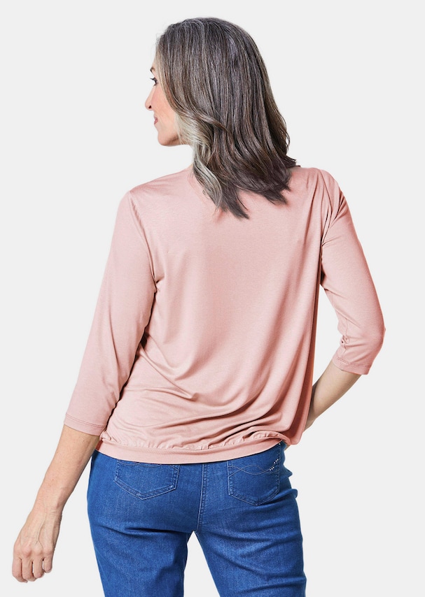 Gepflegtes Shirt in eleganter Blusen-Optik 2