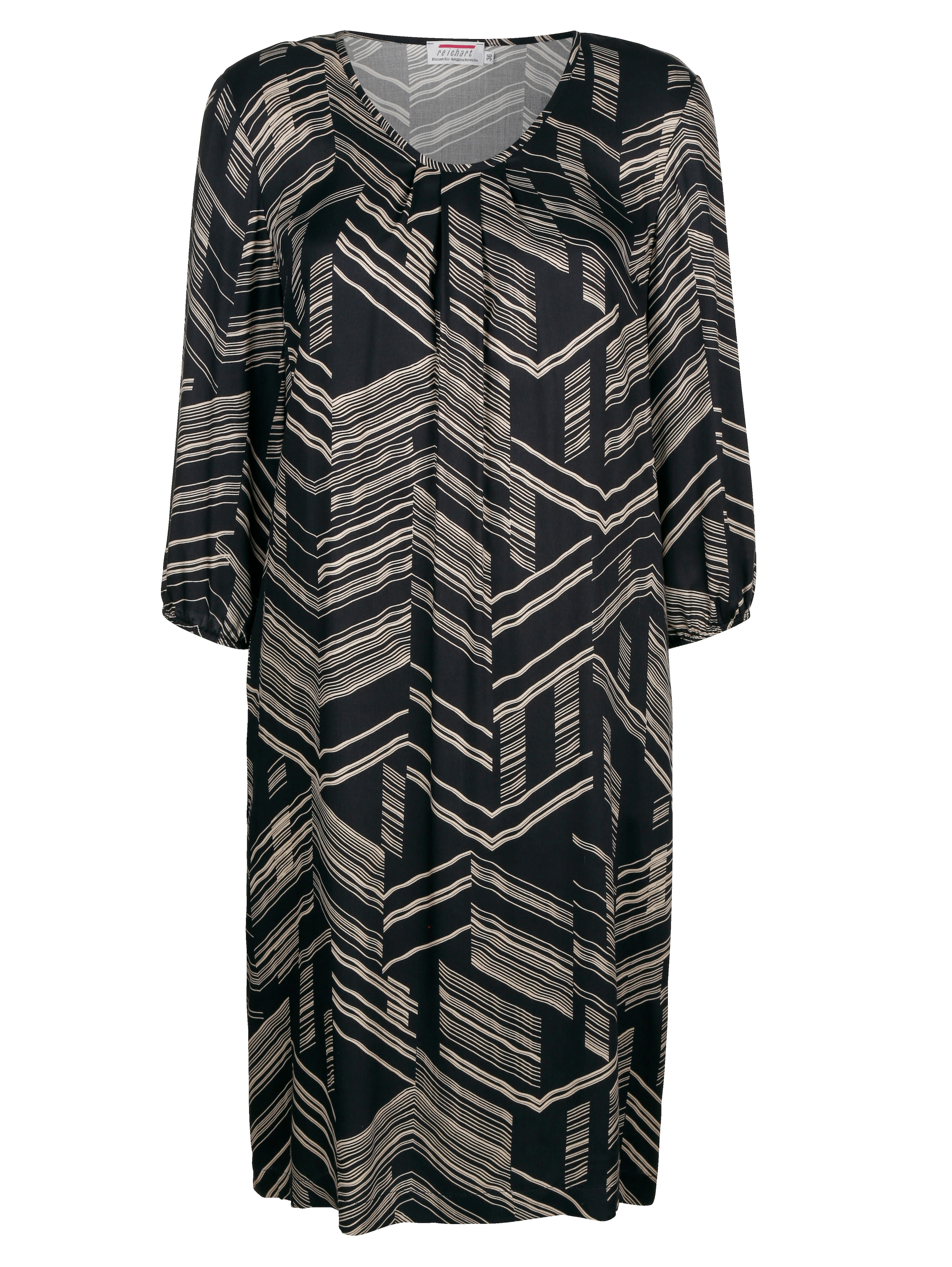 Kleid mit grafischem Druck 6