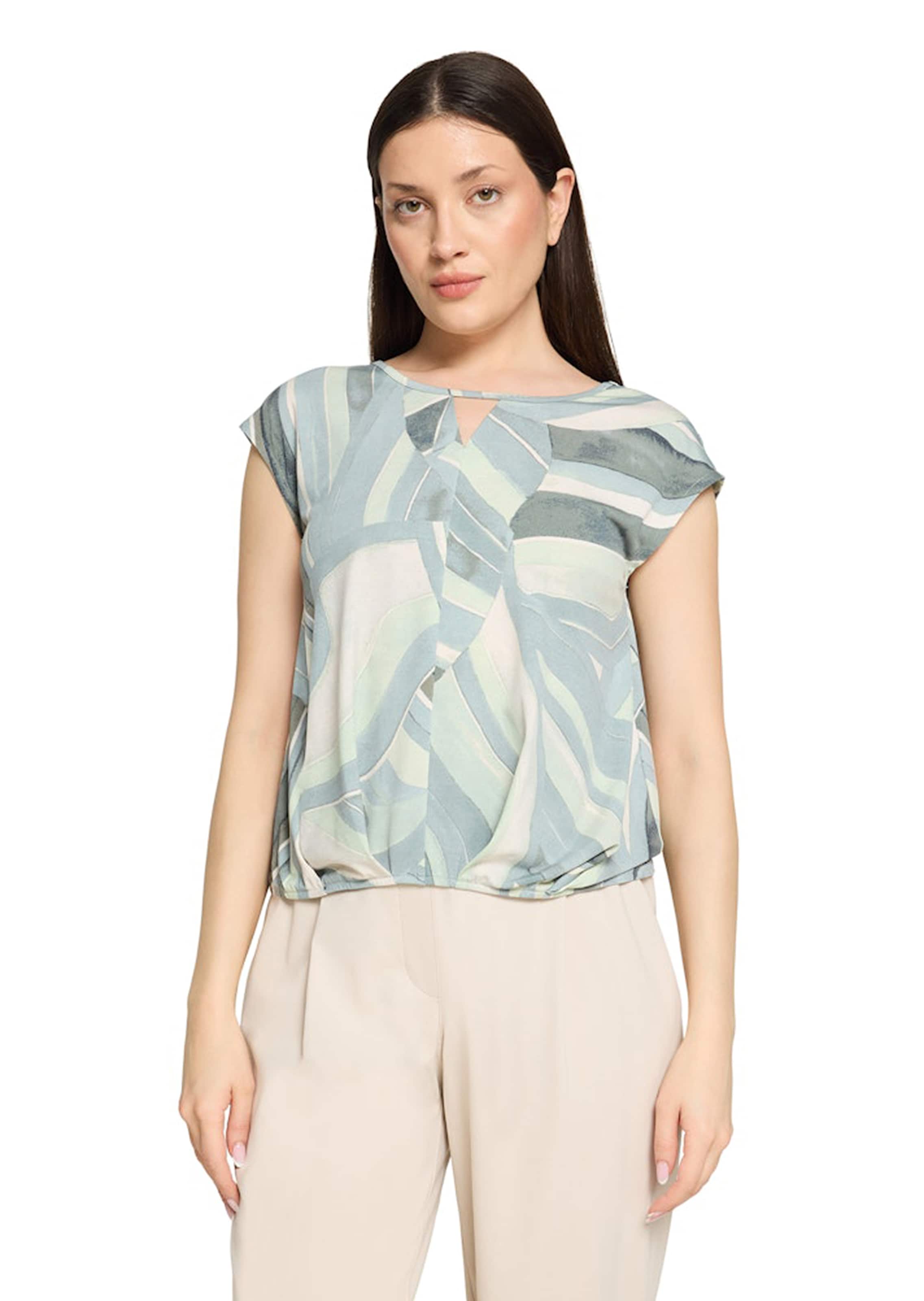 Bequemes Shirt mit Falten am Saum