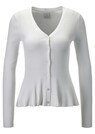 Ribbed cardigan with long sleeves thumbnail 1