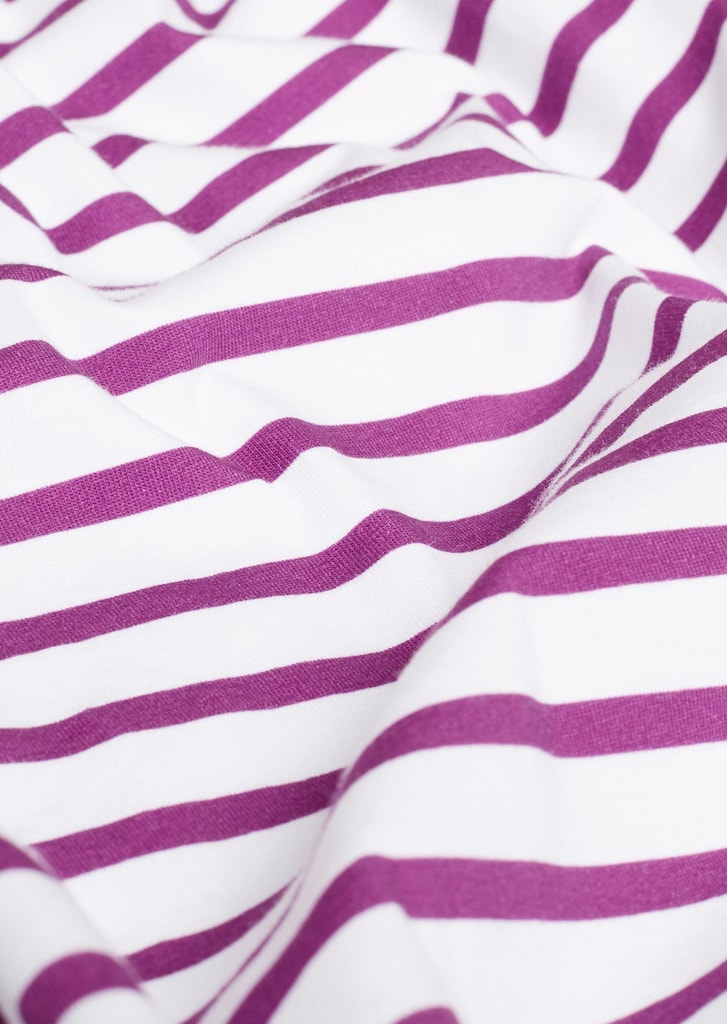 Ringelshirt mit Halbarm