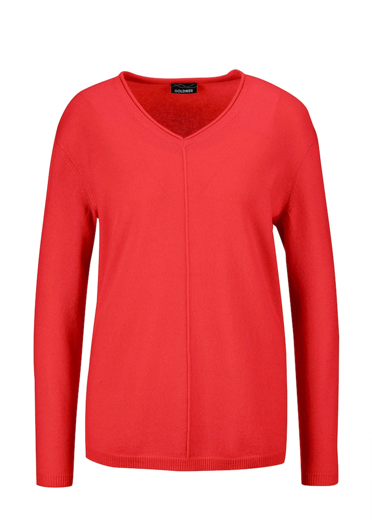 Pull à encolure en V en cachemire