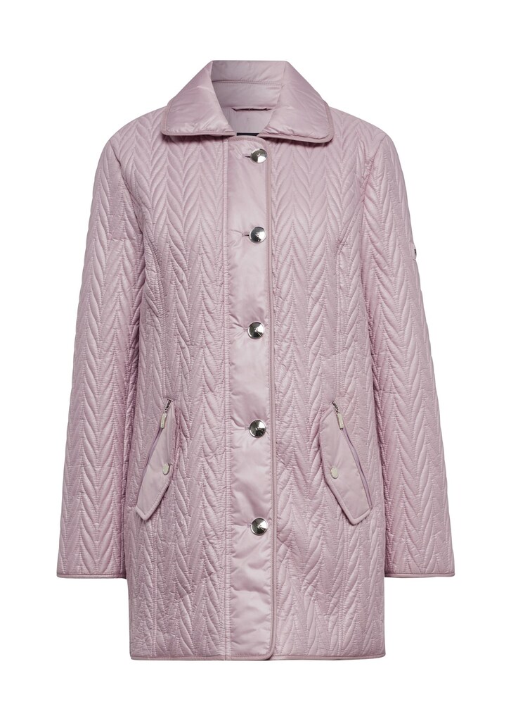 Longjacke mit außergewöhnlicher Steppung