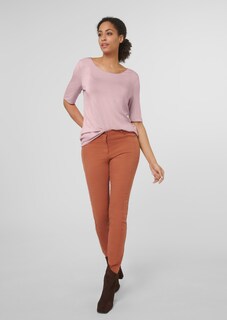 Shirt met ronde hals en halflange mouwen thumbnail 2