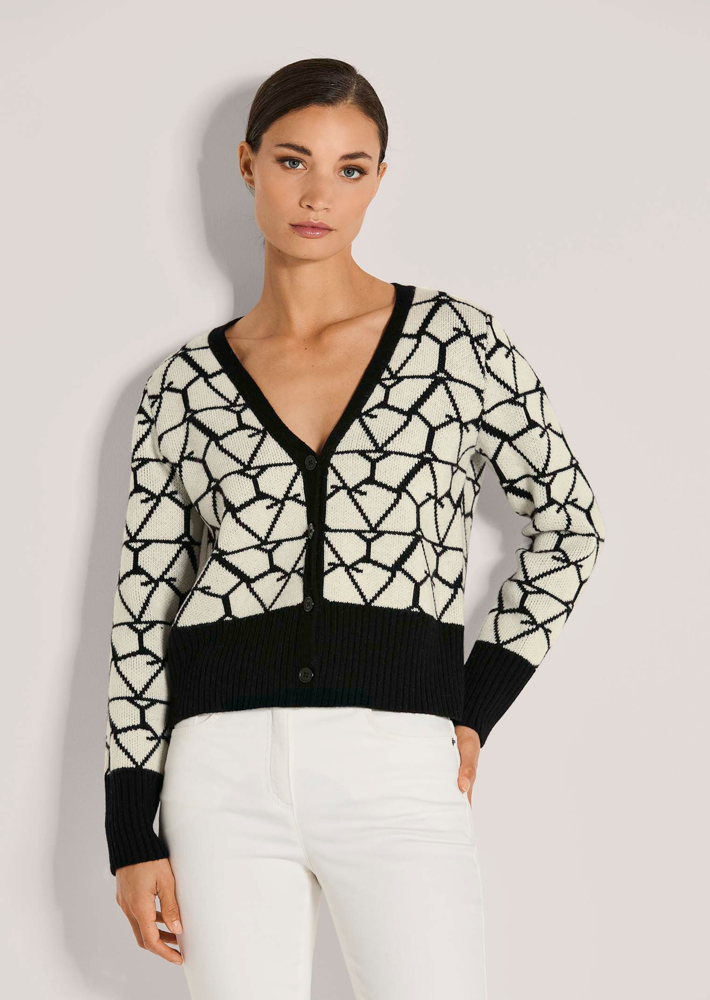 Strickjacke mit Kaschmir
