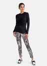 Long-sleeved shirt with stand-up collar and gathering thumbnail 2
