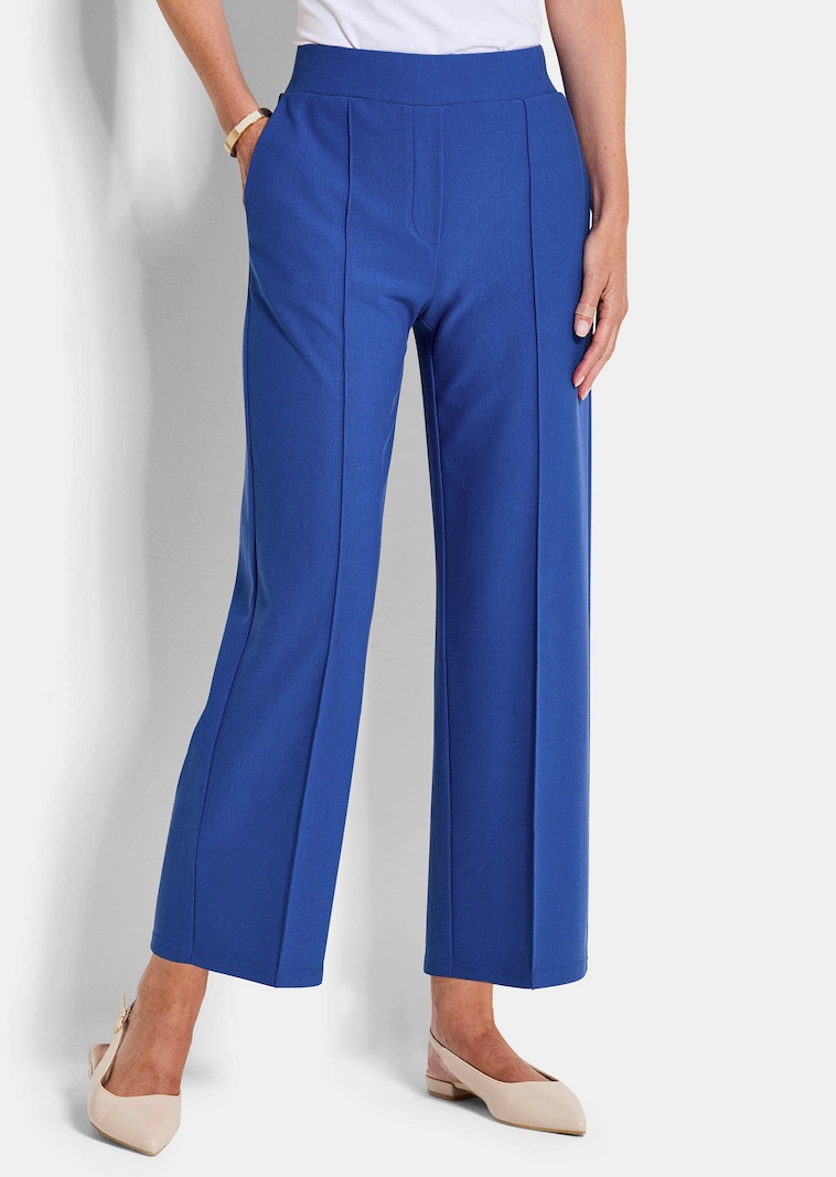 Verkürzte Hose VERA mit Biesen