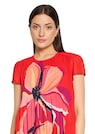 Plisseekleid mit Blütendruck thumbnail 4