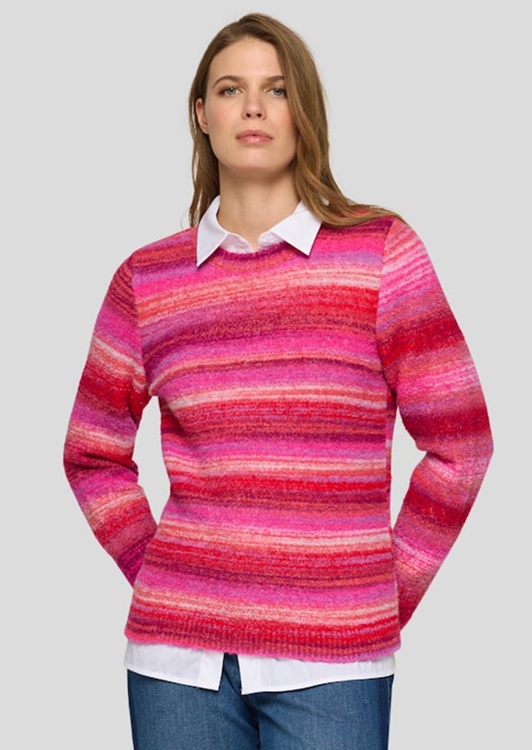 Pull en maille douillet en fil à effet