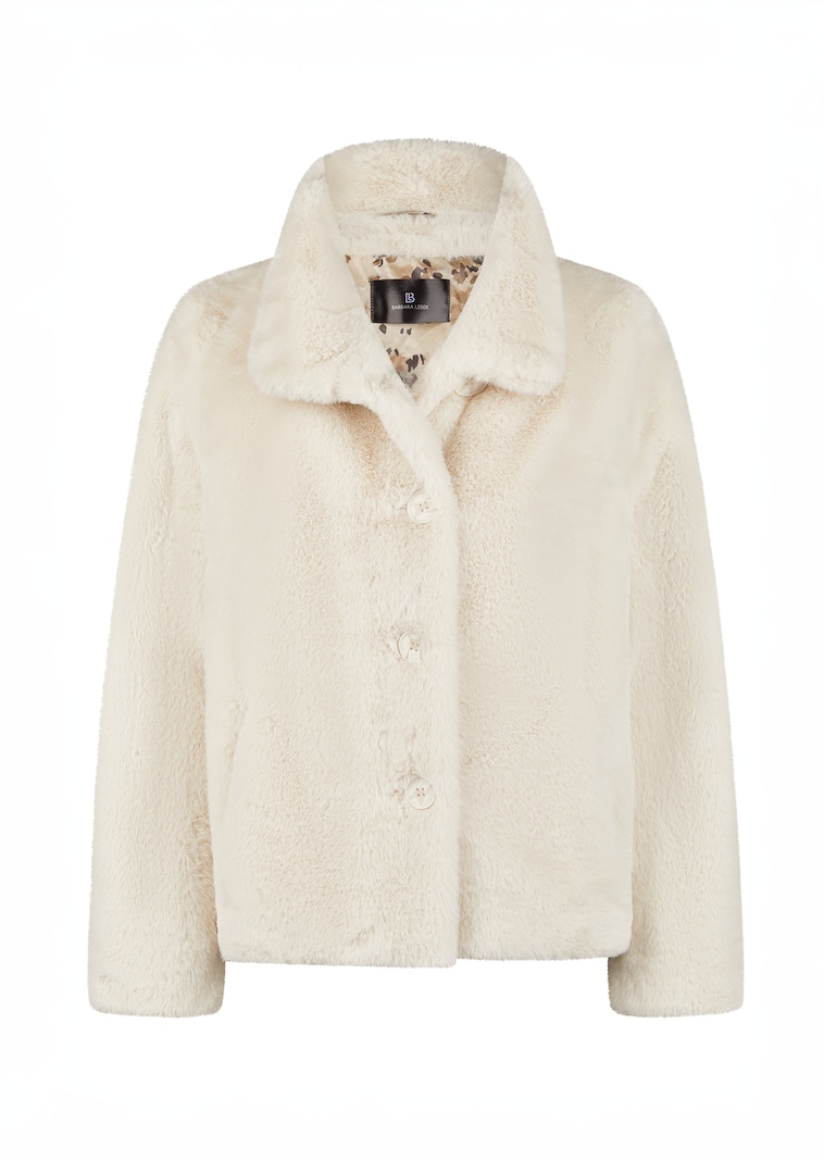 Teddyjacke mit Stehkragen