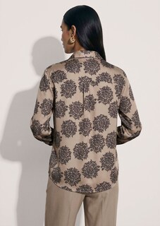 Hemdbluse mit floralem Print thumbnail 3