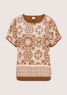 Relaxed summer top in a mixed-material design thumbnail 7