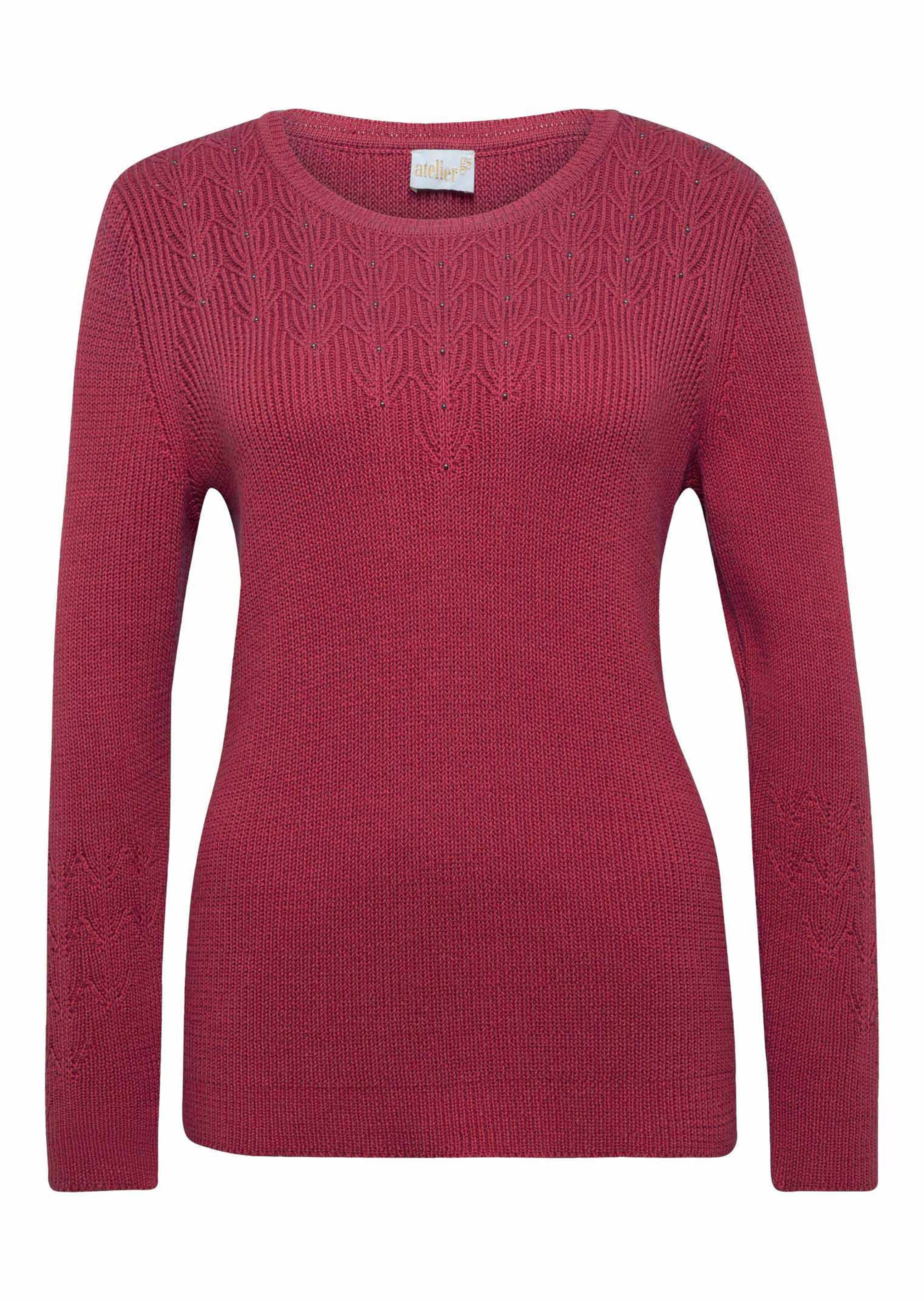 Pull en tricot - corail - Gr. 38 de Goldner Fashion