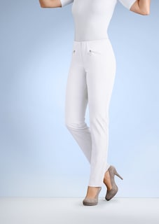 Pantalon étroit en bengaline LOUISA thumbnail 7