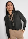 Bluse mit Nietenbesatz und Bindeband thumbnail 7