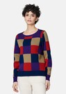 Jacquard-Pullover mit stylischen Karos thumbnail 1